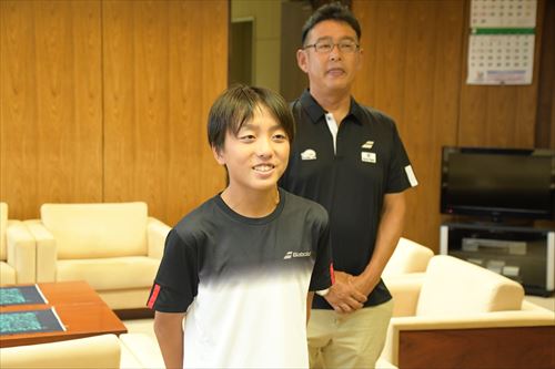 選手が市長を表敬訪問～全国大会への意気込み報告のカバー写真