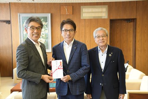 滝祭2024での活用を～小林精機が協賛金を寄付のカバー写真