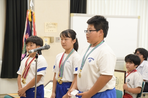 全国・東北大会へ～滝沢相撲クラブ選手を激励のカバー写真
