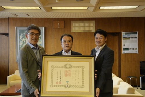 柳村明氏が叙勲受章～消防団での活動評価されのカバー写真