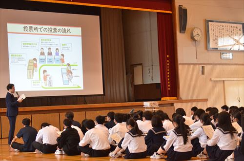 主権者としての役割～盛岡北高で選挙啓発授業のカバー写真