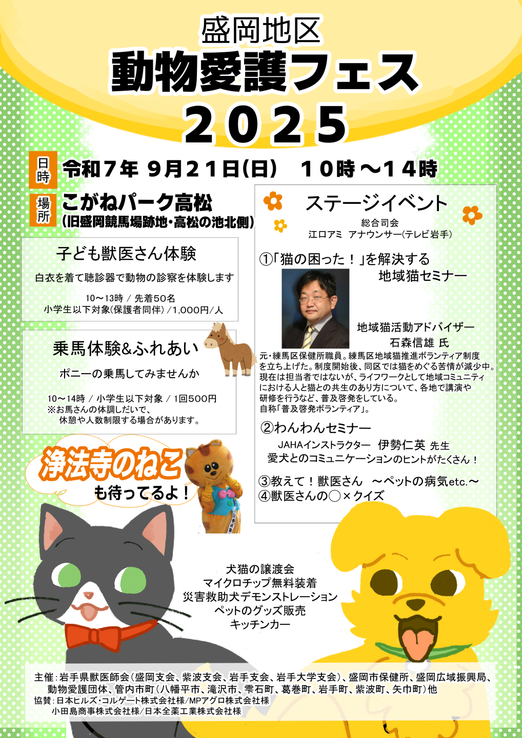 動物愛護フェスチラシオモテ