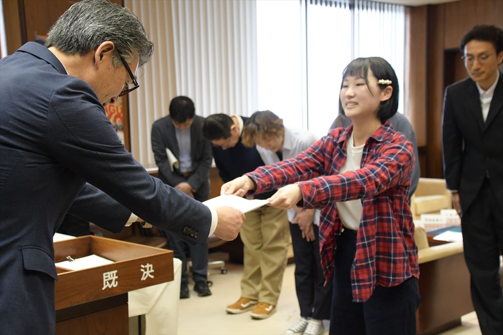 市長に提出するメンバー