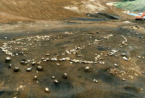 (写真)湯舟沢環状列石