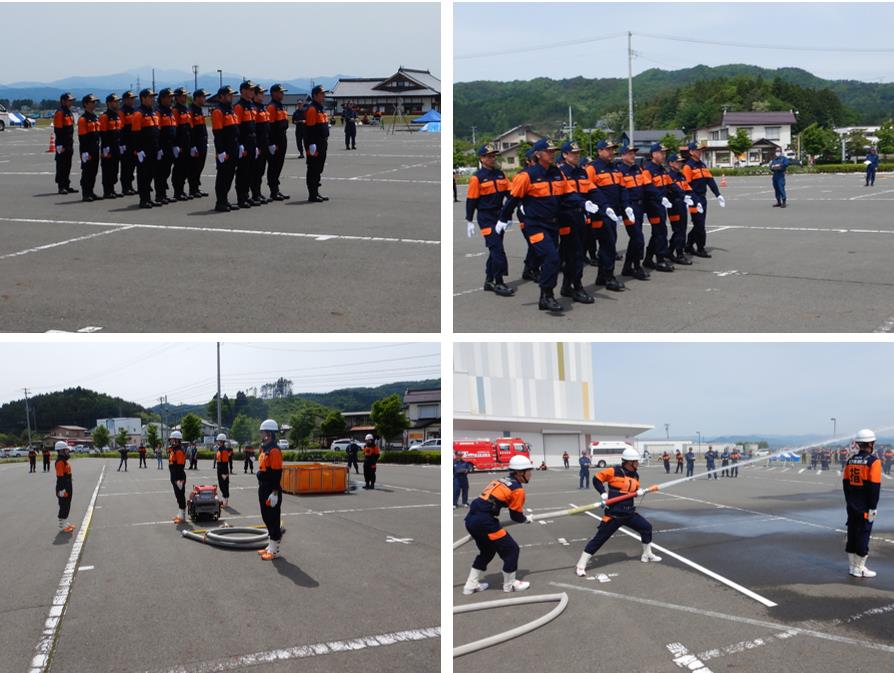 令和6年度ポンプ操法・規律訓練競技会 各分団の様子