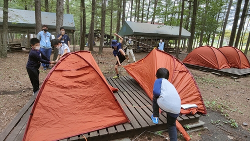 防災キャンプの様子3