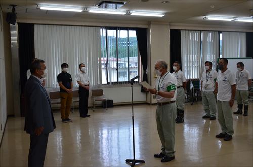 農地パトロール出発式の様子3