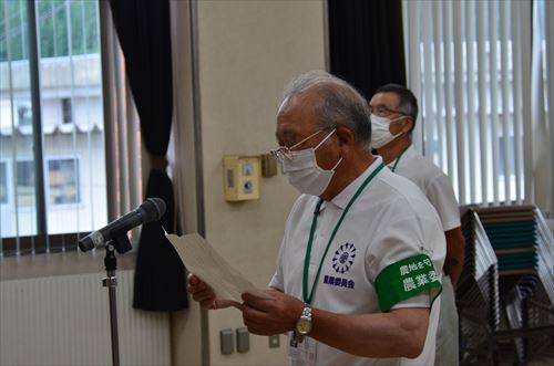 農地パトロール出発式の様子4