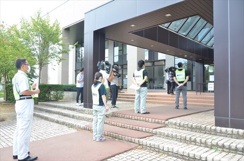 避難所開設訓練の様子2