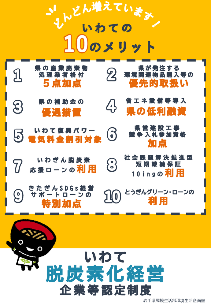 いわて１０のメリット