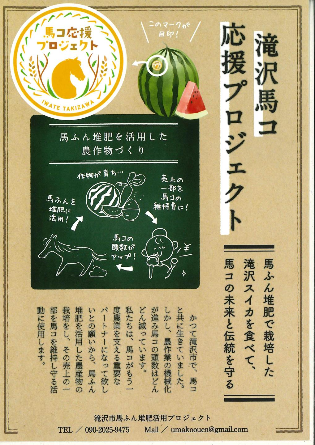 ちゃぐちゃぐスイカリーフレット