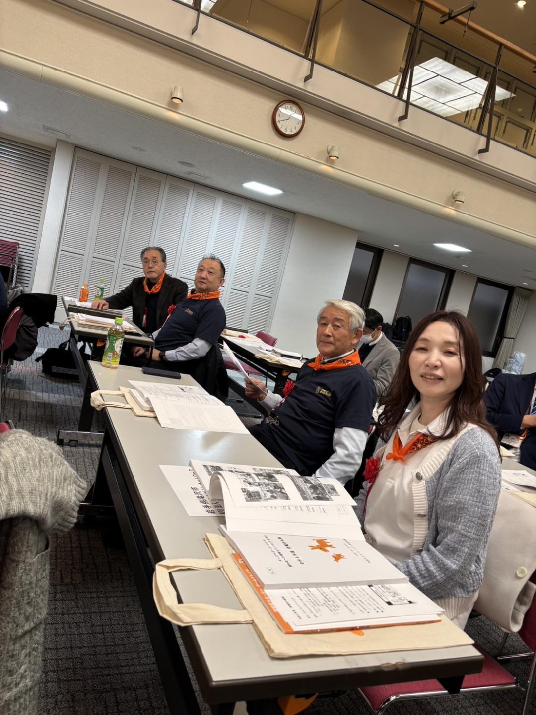 東京で行われた授賞式の控室の様子