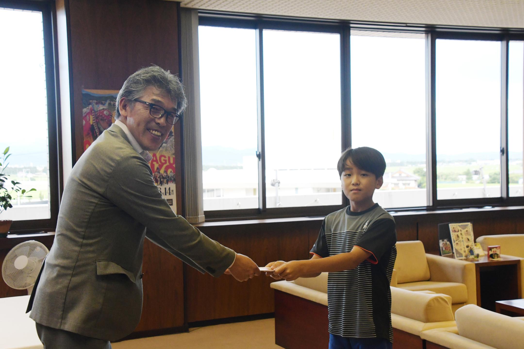 市長と菅原さん