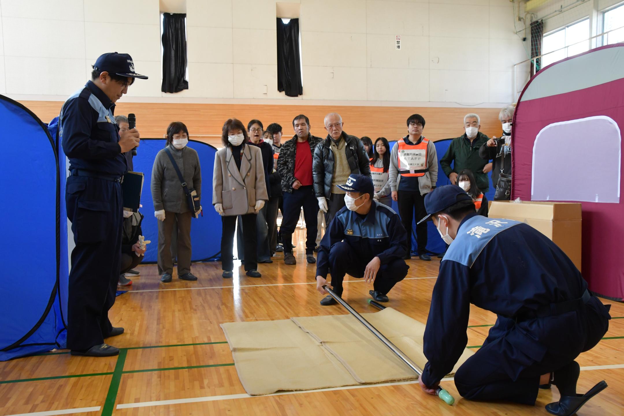 もしもの災害に備える～市避難所体験会を開催のカバー写真