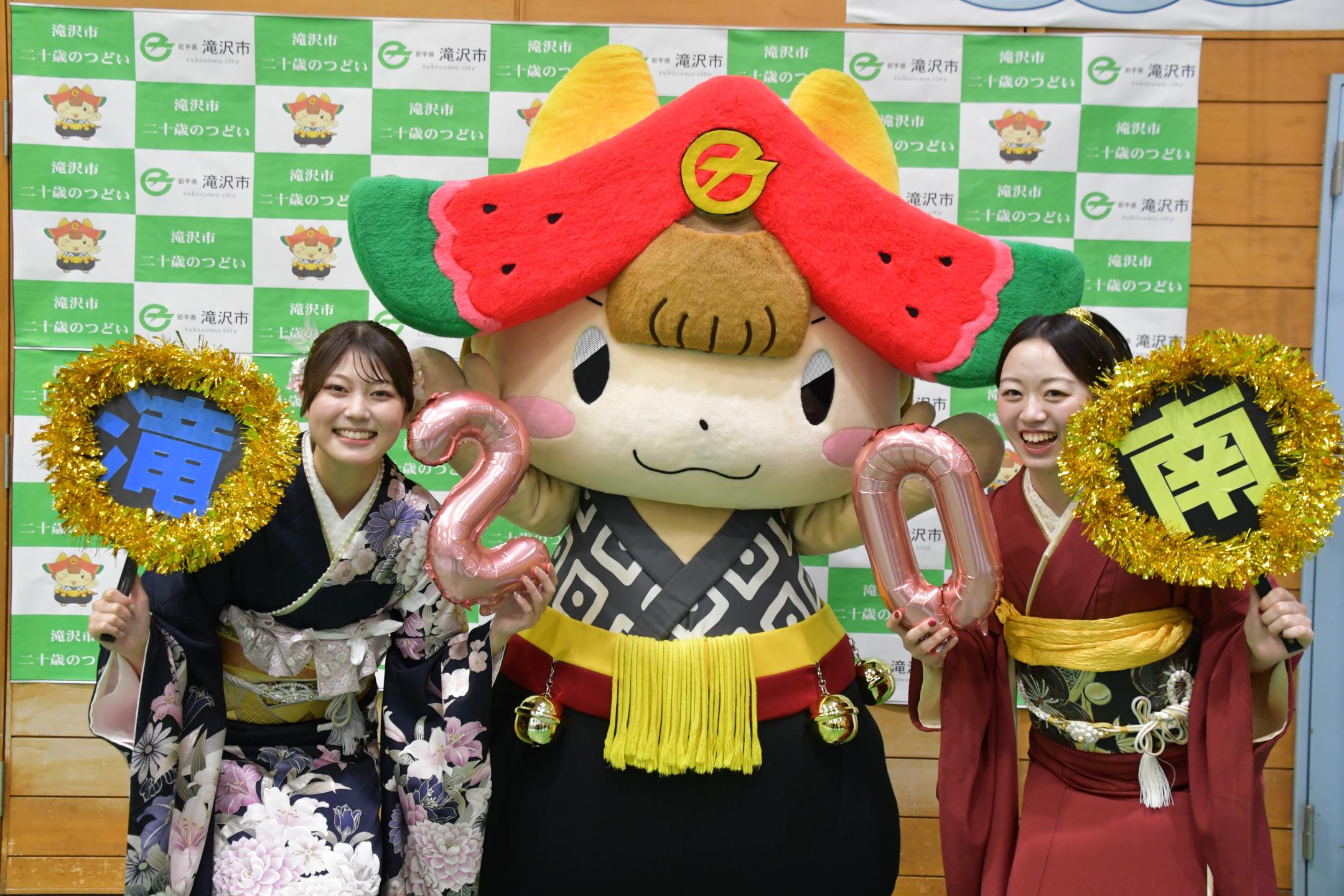 参加者とちゃぐぽん（女子）