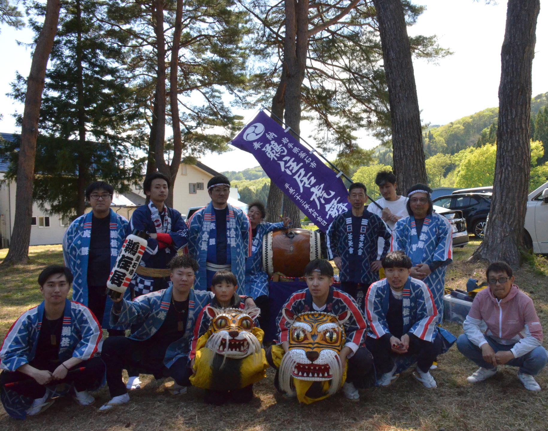 鵜住居虎舞鵜住居青年会の皆さん